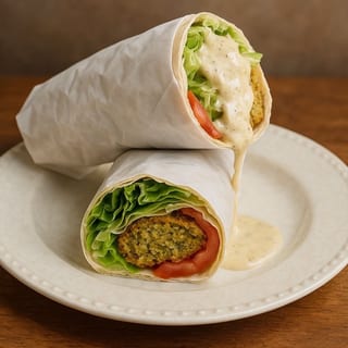 #9) Falafel Wrap