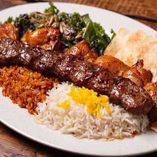 #15) Combo N1 (Chicken Thigh Kebab & Beef Koobideh)